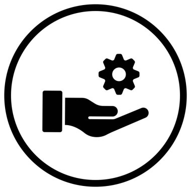 Yönetim Vektörü Simgesi Tasarım İllüstrasyonu