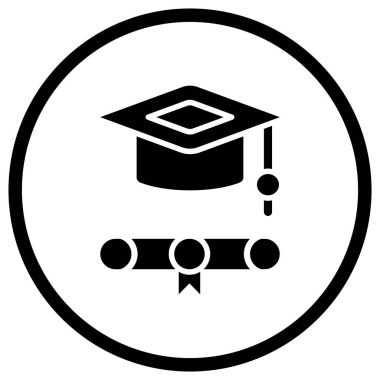 Eğitim Vektörü Simgesi Tasarım İllüstrasyonu