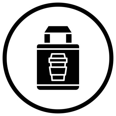 Uzaktaki Vektör Simgesini Al Tasarım İllüstrasyonu