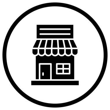 Cafe Vektör Simgesi Tasarım İllüstrasyonu