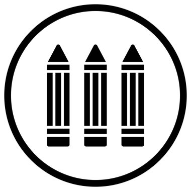 Pastel Vektör Simgesi Tasarım Çizimi