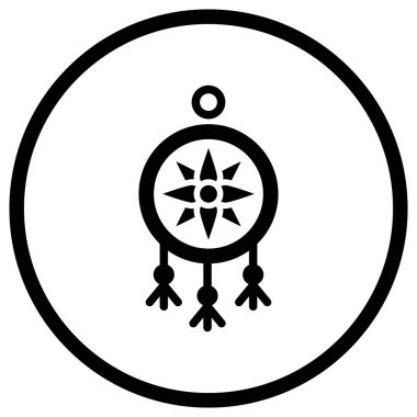 Rüya Yakalayıcı Vektör Simgesi Tasarım İllüstrasyonu