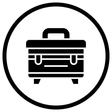 Araç Kutusu Vektör Simgesi Tasarım İllüstrasyonu