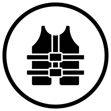 Can yeleği Vektör Simgesi Tasarım İllüstrasyonu