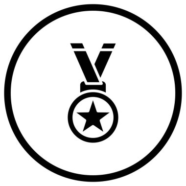 Madalya vektör tasarım illüstrasyonu