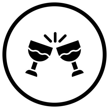 Bira Vektörü Simgesi Tasarım İllüstrasyonu