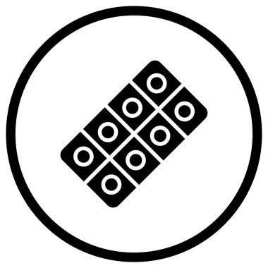 Haplar Vektör Simgesi Tasarım İllüstrasyonu