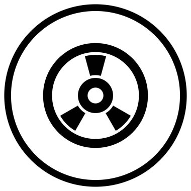 Ağırlık Tabağı Vektör Simgesi Tasarım İllüstrasyonu