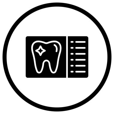 X Ray Vektör Simgesi Tasarım İllüstrasyonu