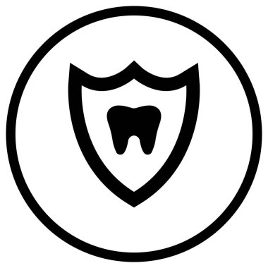 Koruma Vektörü Simgesi Tasarım İllüstrasyonu