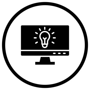 Fikir Vektörü Simgesi Tasarım İllüstrasyonu