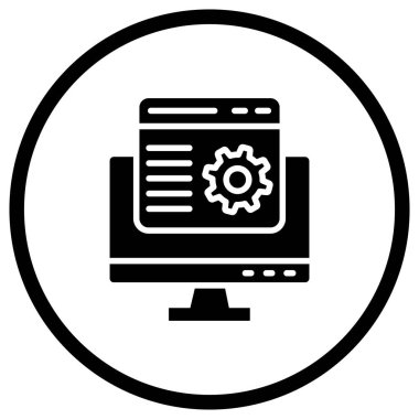 İniş sayfası Vektör Simgesi Tasarım İllüstrasyonu