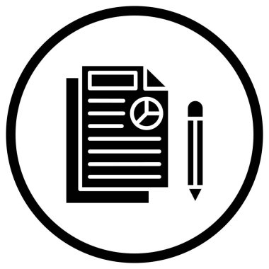 Infographic Vektör Simgesi Tasarım İllüstrasyonu