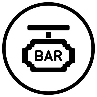 Bar Board Vector Icon Design Illustration clipart