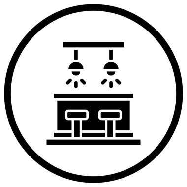 Çubuk Sayaç Vektör Simgesi Tasarım İllüstrasyonu