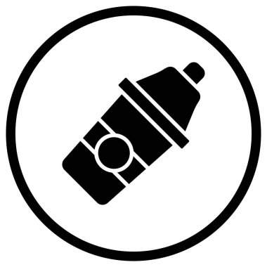 Kokteyl Sarsıcı Vektör Simgesi Tasarım İllüstrasyonu