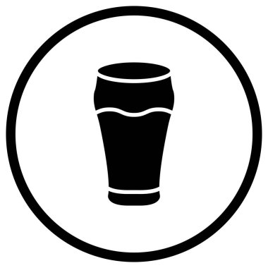 Cam Vektör Simgesi Tasarım İllüstrasyonu