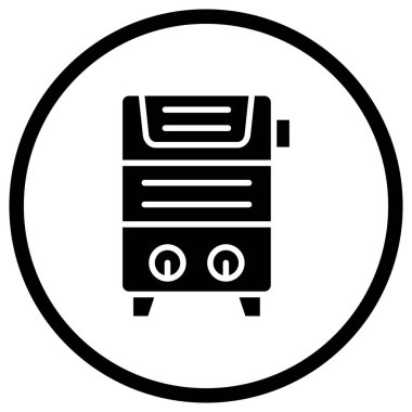 Su Isıtıcısı Vektör Simgesi Tasarım İllüstrasyonu