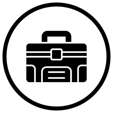 Çanta Vektör Simgesi Tasarım İllüstrasyonu