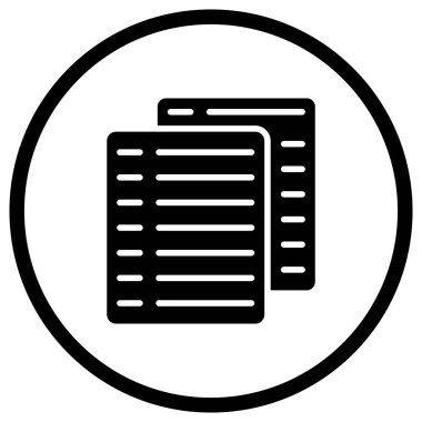 Yazım Vektörü Simgesi Tasarım İllüstrasyonu