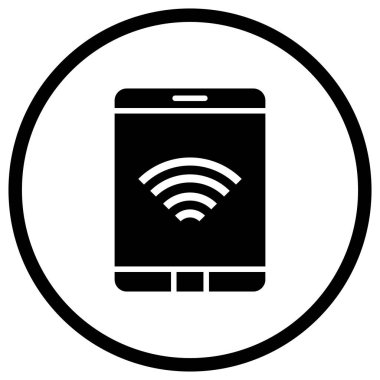 Tablet Vektör Simgesi Tasarım İllüstrasyonu