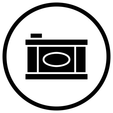 Korunmuş Vektör Simgesi Tasarım İllüstrasyonu