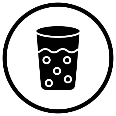 Cam Vektör Simgesi Tasarım İllüstrasyonu