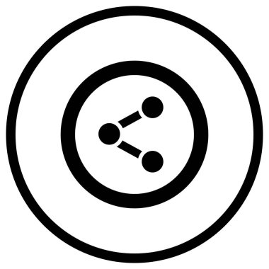 Bağlantı Vektörü Simgesi Tasarım İllüstrasyonunu Paylaş