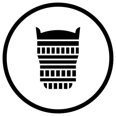 Lens Vektör Simgesi Tasarımı Çizimi