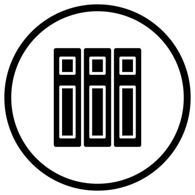 Arşivler Vektör Simgesi Tasarım İllüstrasyonu