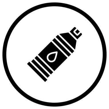 Boya Tüpü Vektör Simgesi Tasarım Resimlemesi