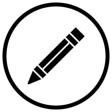 Kalem Vektörü Simgesi Tasarım İllüstrasyonu