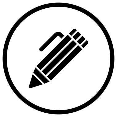 İşaretleyici Vektör Simgesi Tasarım İllüstrasyonu