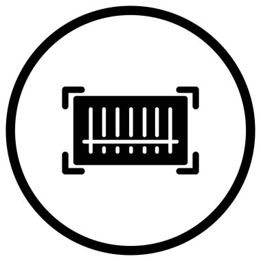 Ürün Kod Vektörü Simge Tasarımı İllüstrasyonu