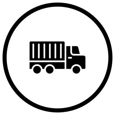 Delivery Truck Vector Icon Design Illustration clipart