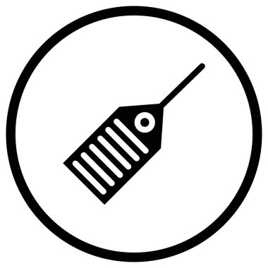 Fiyat Etiketi Vektör Simgesi Tasarım İllüstrasyonu