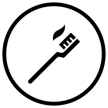 Tooth Brush Vector Icon Design Illustration clipart