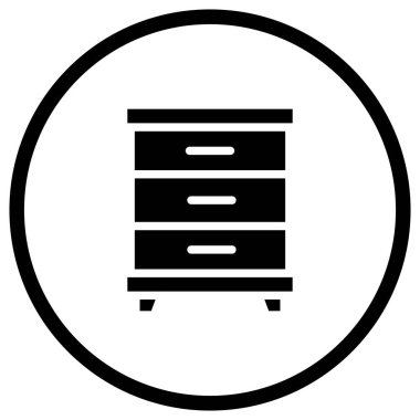 Kabine Vektörü Simgesi Tasarım İllüstrasyonu