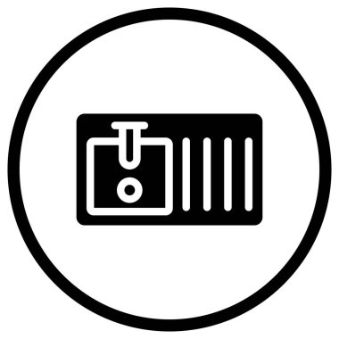 Mutfak Lavabo Vektörü Simgesi Tasarımı Çizimi