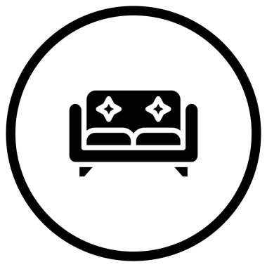 Koltuk Vektörü Simgesi Tasarım İllüstrasyonu