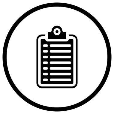 Görev Vektörü Simgesi Tasarım İllüstrasyonu