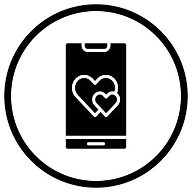 Akıllı Telefon Vektör Simgesi Tasarım İllüstrasyonu