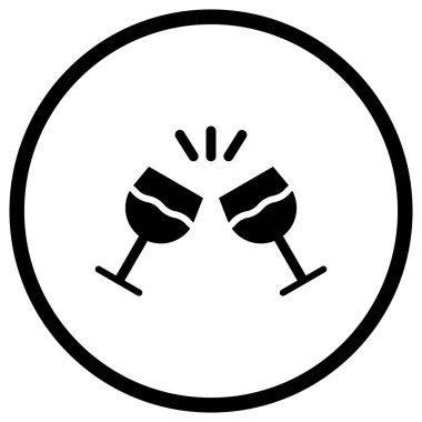 Tost Vektörü Simgesi Tasarım İllüstrasyonu