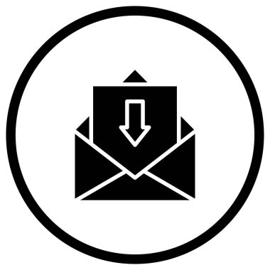 Arşiv Vektörü Simgesi Tasarım İllüstrasyonu