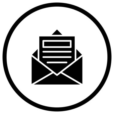 E- posta Vektör Simgesi Tasarım Resmini Aç