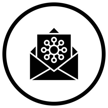 Bağlantı Vektörü Simgesi Tasarım İllüstrasyonu