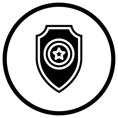 Kalkan Vektörü Simgesi Tasarım ResmiComment