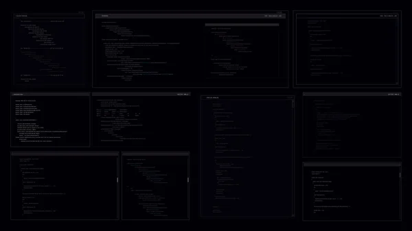 ゲームや映画のためのHud 9ワイドスクリーンアスペクト比 未来的なデザイン要素 Uxグラフバー インジケータ要素 Sf的なデザイン Fuiコレクション 軍のコリメータ サイト ベクターHudセット — ストックベクタ