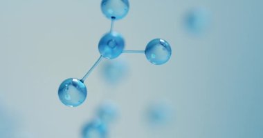 3D görüntüleme, Şeffaf Temiz Atom, Animasyon Hidrojen Molekülü, Yeni Yeşil Enerji Su Yakıtlı Hücre Hidrojeni, bir metan molekülünün bilimsel moleküler modeli