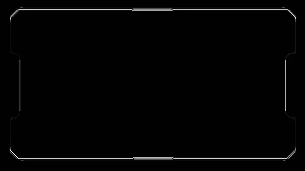 Цифровой Дизайн Игровое Меню Касается Панелей Приборной Панели Кибермониторинга Hud — стоковый вектор